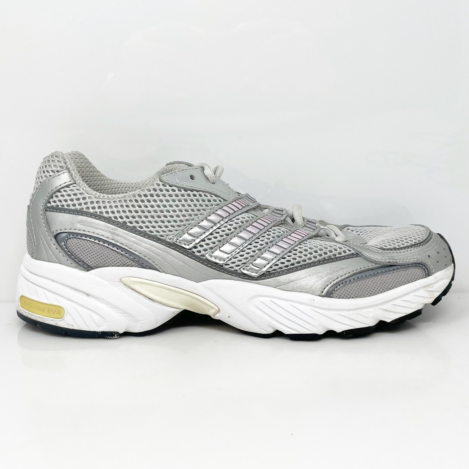 

Adidas Womens Lifestrike EVA 097585 Серебряные кроссовки для бега Размер 8.5, Серебряный, Lifestrike EVA