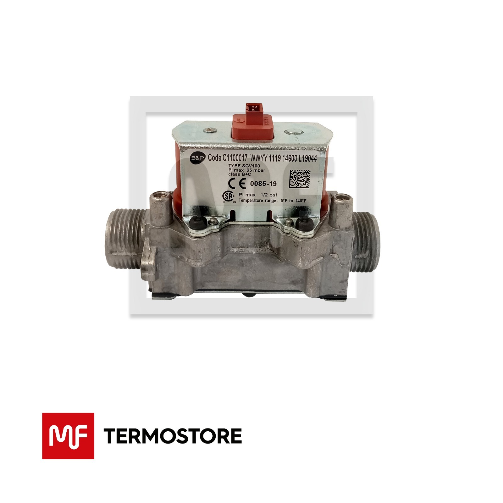 VALVOLA GAS REGOLATORE GAS SGV100 B&P RICAMBIO CALDAIA SAVIO BIASI COD 1373100