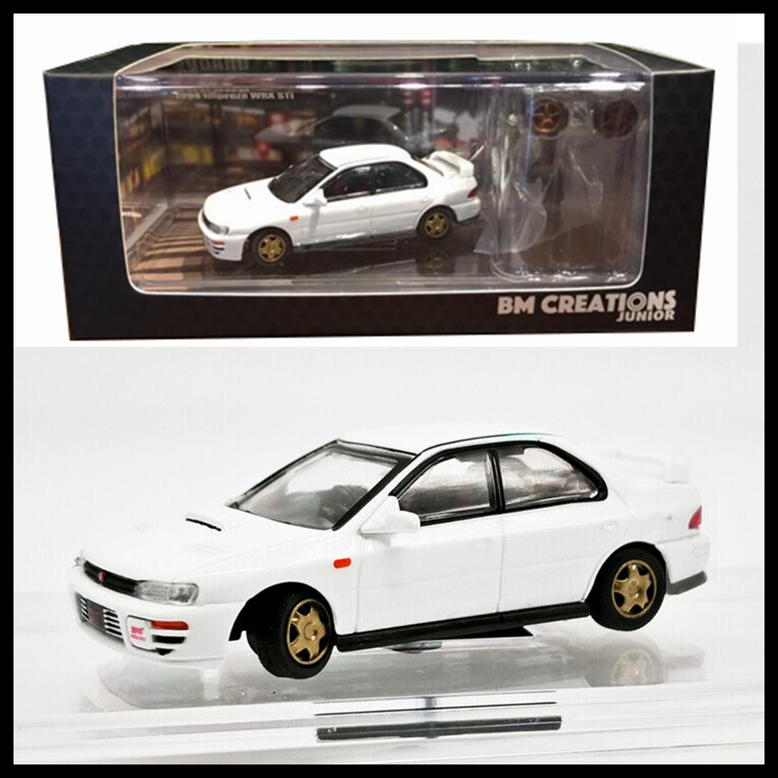 再値下げ！Subaru Impreza 555 ミニカー 1994年 1/18 スバル インプレッサ 555(GC8) 1994 RAC #4| ホビー