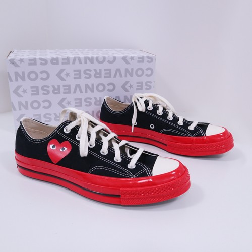 CDG Comme des Garcons x Converse Sneakers Low NEW Mens 8 Wms