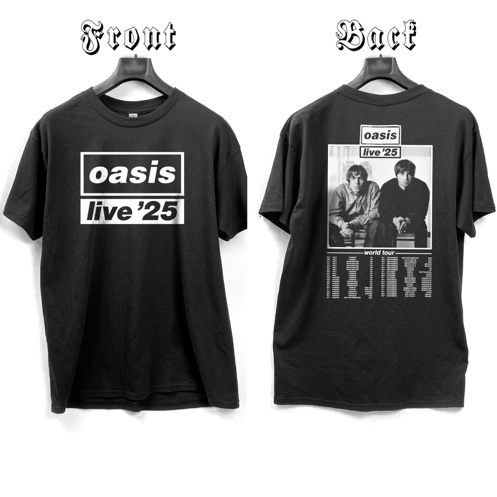 Oasis Tシャツ Lサイズ　ラスト値下げ Oasis Tシャツ Lサイズ ラスト値下げ オアシス Tシャツ(黒) L・XL