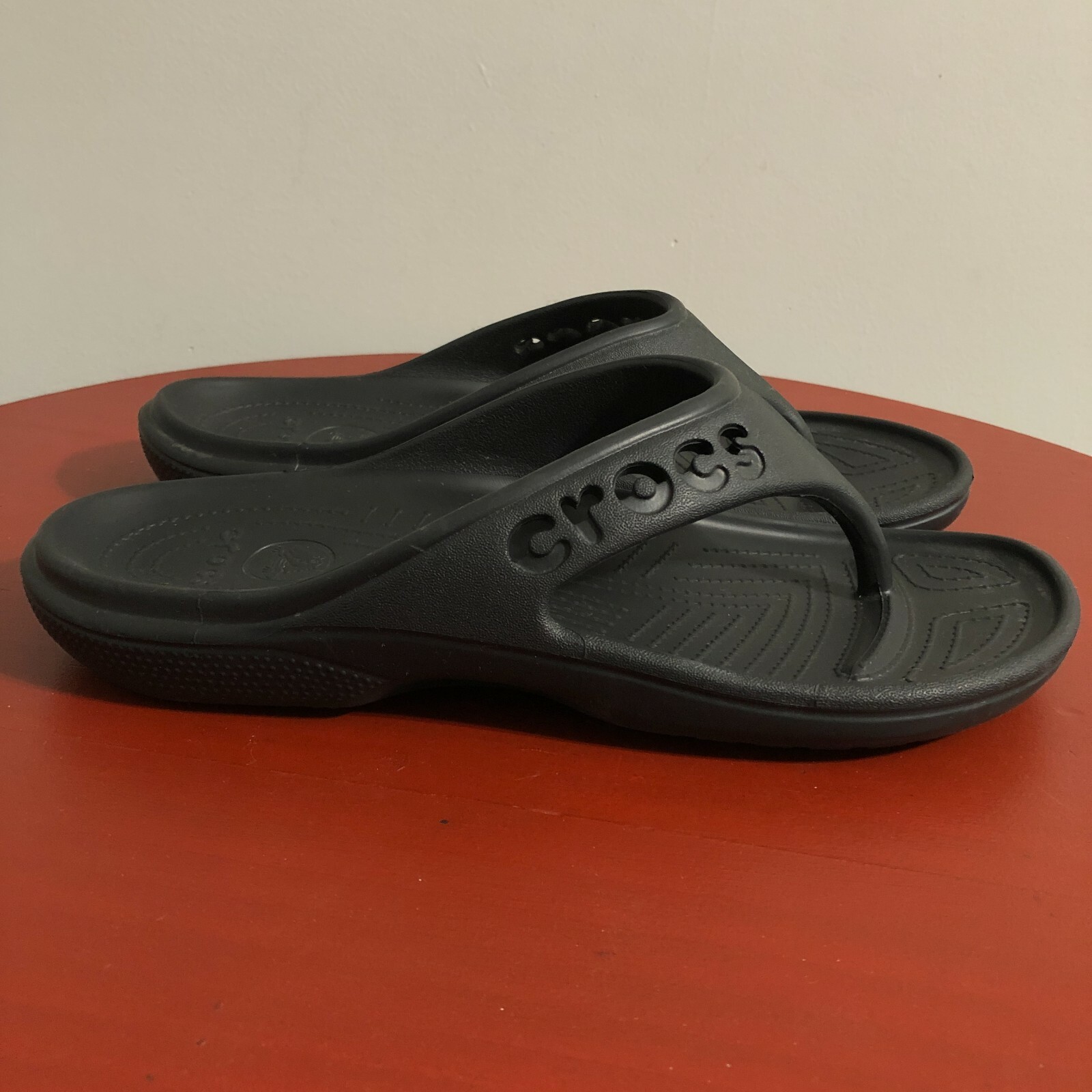 Crocs Baya Men's Size 11 Shoes Black 