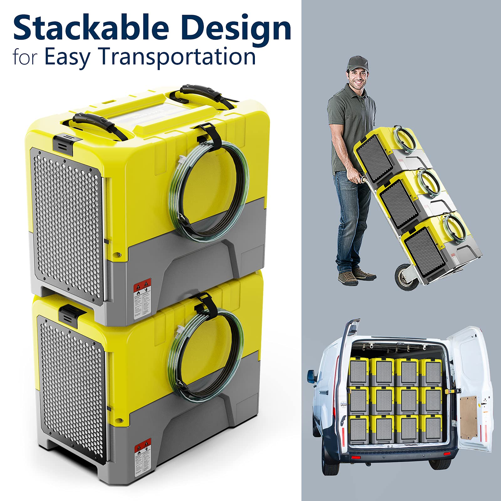 ALORAIR 180 PPD Commercial Dehumidifier with Pump Drain Hose,5 Years Warranty, Y