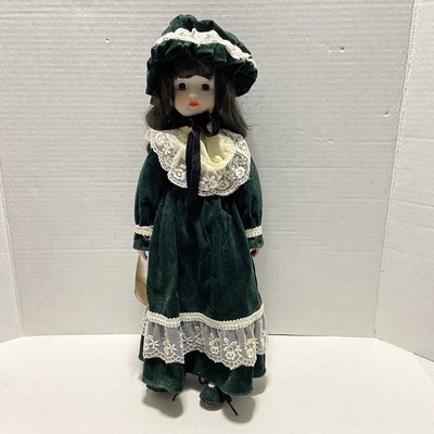 Chantal Nollét Dolls of Distinction Porcelain Collectible Doll Green Dress