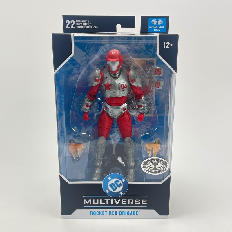 McFarlane DC Multiverse Rocket Red Brigade Action Figure Platinum Edition