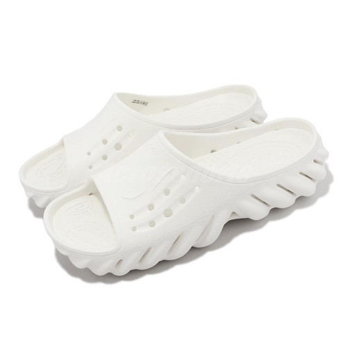 

Мужские сандалии унисекс без шнурков Crocs Echo Slide White Casaul LifeStyle 208170-100, Белый, Echo Slide