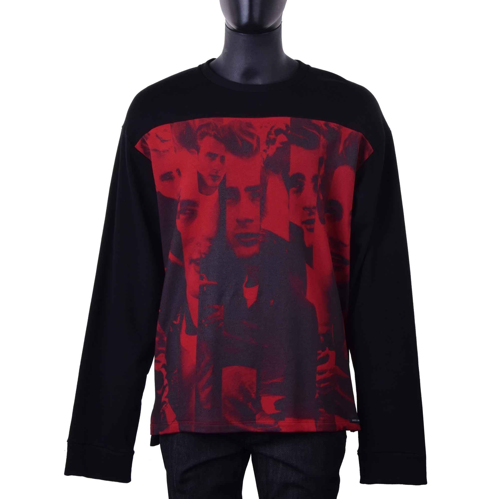 Dolce & Gabbana James Dean Sweater Толстовка Черный Красный 06067