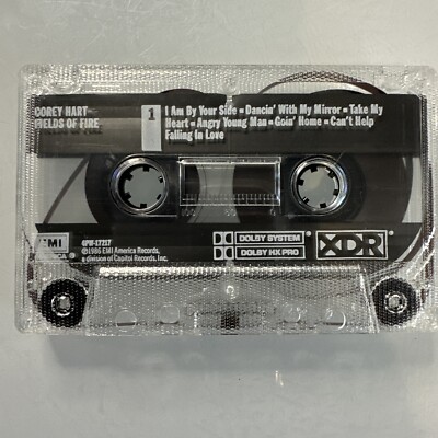 Corey Hart Fields of Fire (Cassette) Tape Only