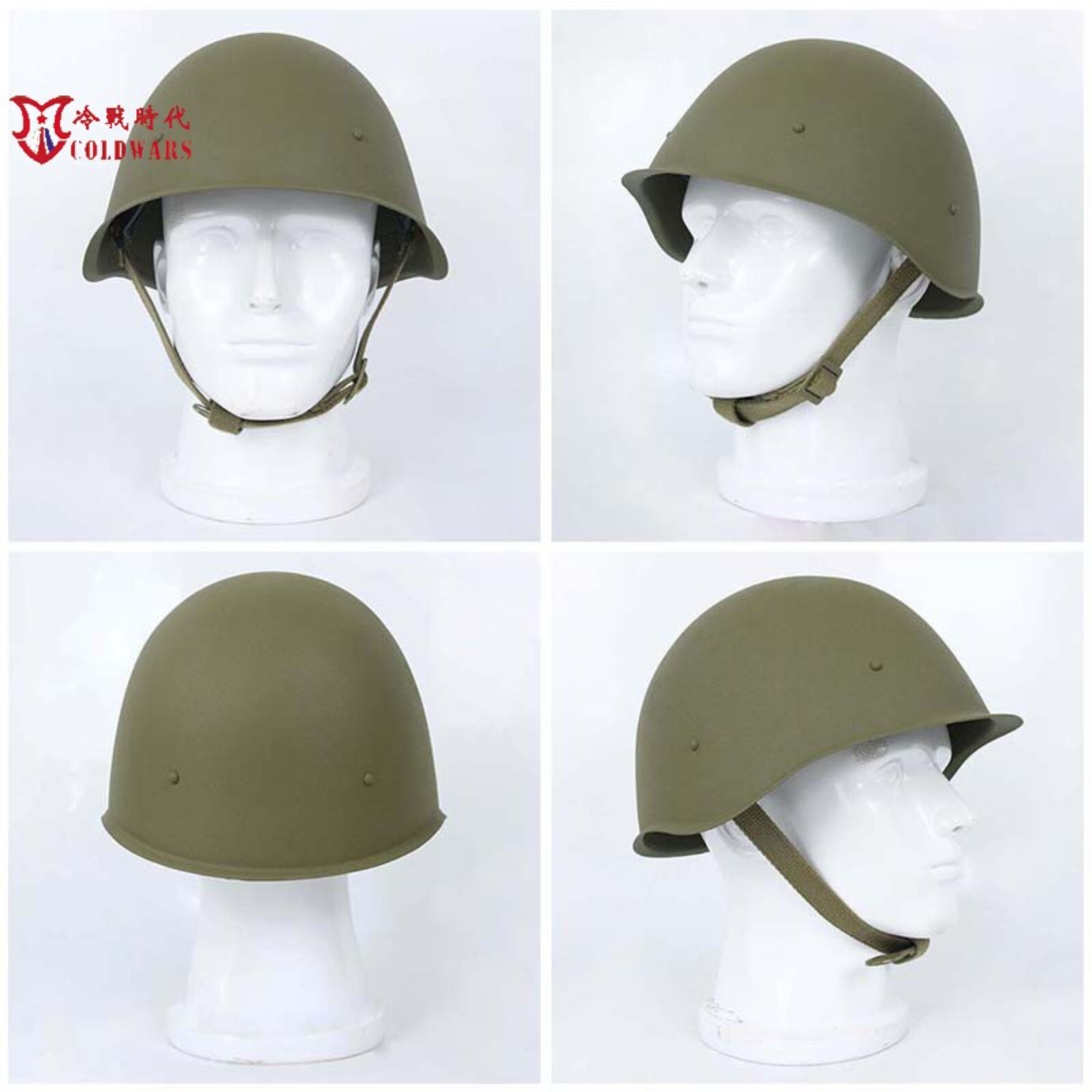 ⑨ ソ連軍　ヘルメット　ssh-40 ロシア軍 労農赤軍のヘルメット ～ ソ連軍 SSh-40 ヘルメット (実物