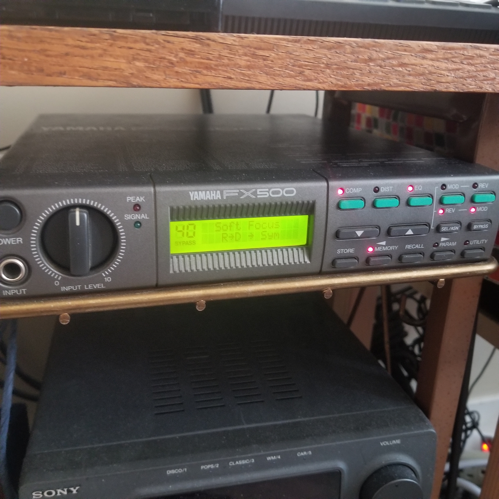 Yamaha FX500 Simul Effect Processor MIJ Multi Efects from