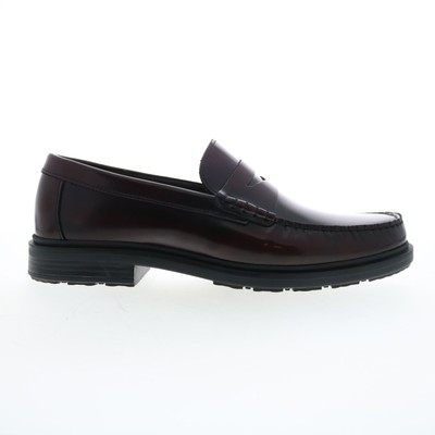 Bruno Magli Mello MB3MELJ0 Мужские бордовые мокасины и слипоны Penny Shoes