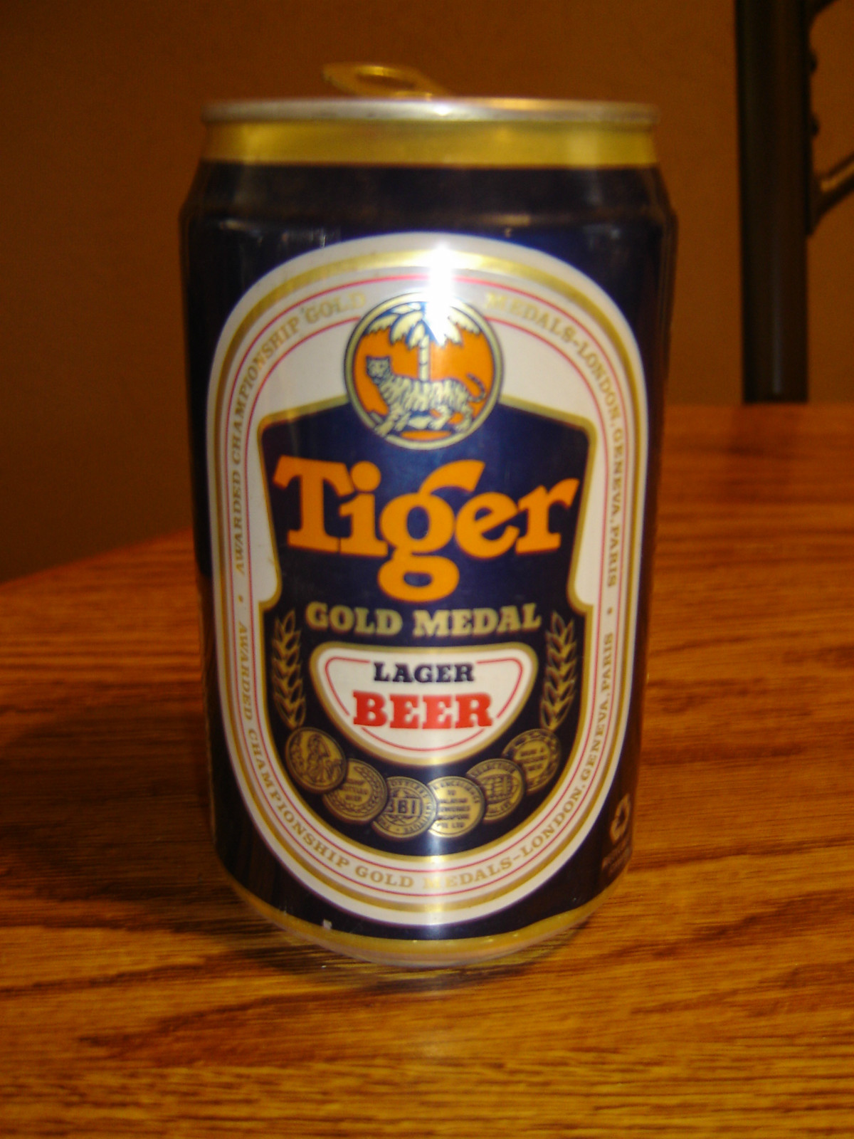 Tiger Gold Medal Lager Malaysia Old Beer Can
