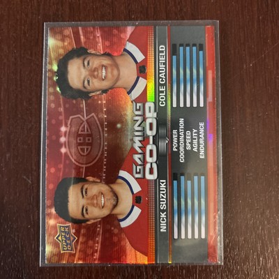 24-25 Upper Deck Gaming CO-OP Suzuki/Caufield Montreal Canadiens