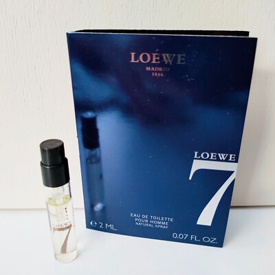 LOEWE 7 Pour Homme Eau de Toilette mini Spray Cologne Sample, 2ml, Brand NEW!