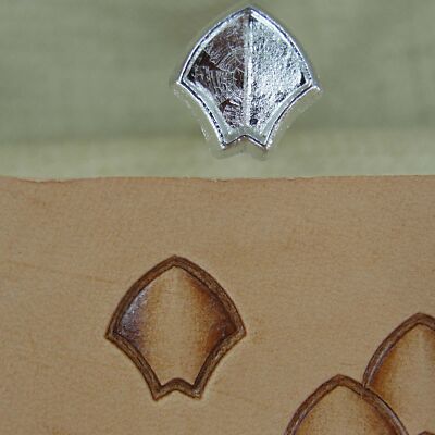 Leather Stamping Tool - Ridged Dragon Scale Stamp