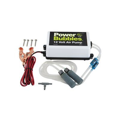Marine Metal Aeration System Power Bubbles Air Pump Solar Panel Bait Pank Safe