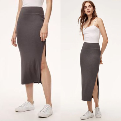 Aritzia maxi cheap skirt