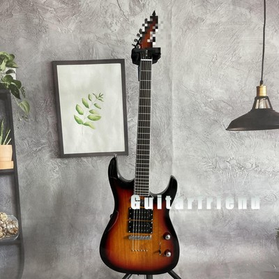 Custom LTD ST Electric Guitar SHH Pickups Strings Tobacco Sunburst 6 Strings