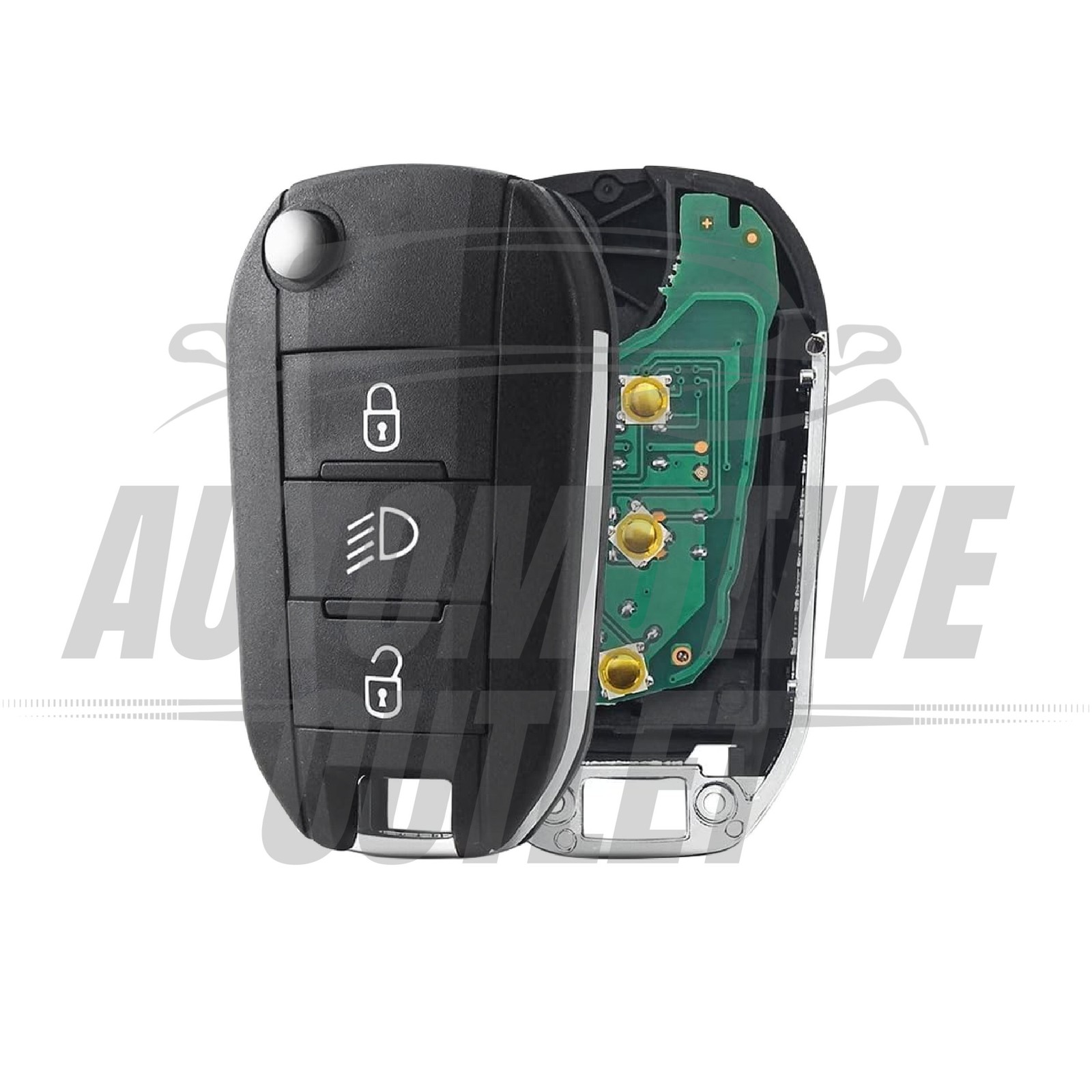 3BUTTON FLIP REMOTE KEY FOB 433MHZ PCF7941 FOR PEUGEOT 208 2008 308 3008 408 508 2