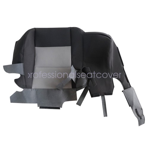 For 2003-2009 2010 2011 Ford Ranger Driver Bottom Cloth Seat Cover Black/Gray