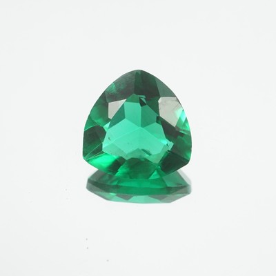 Emerald Trillion Cut 10x10 mm - 2.45 Cts Sparkling Loose Gemstone