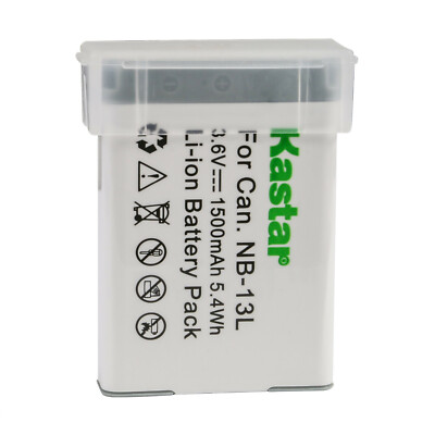 Kastar Battery Replacement for Canon NB-13L G1 G5 G7 G9 SX620 SX720 SX730 SX740