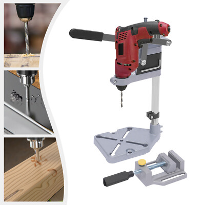 Single-hole Electric Adjustable Drill Press Stand Portable Clamp &Flat Plier