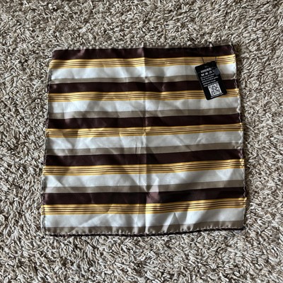 HisDern Men s polyester hankie pocket square formal wedding Multicolor