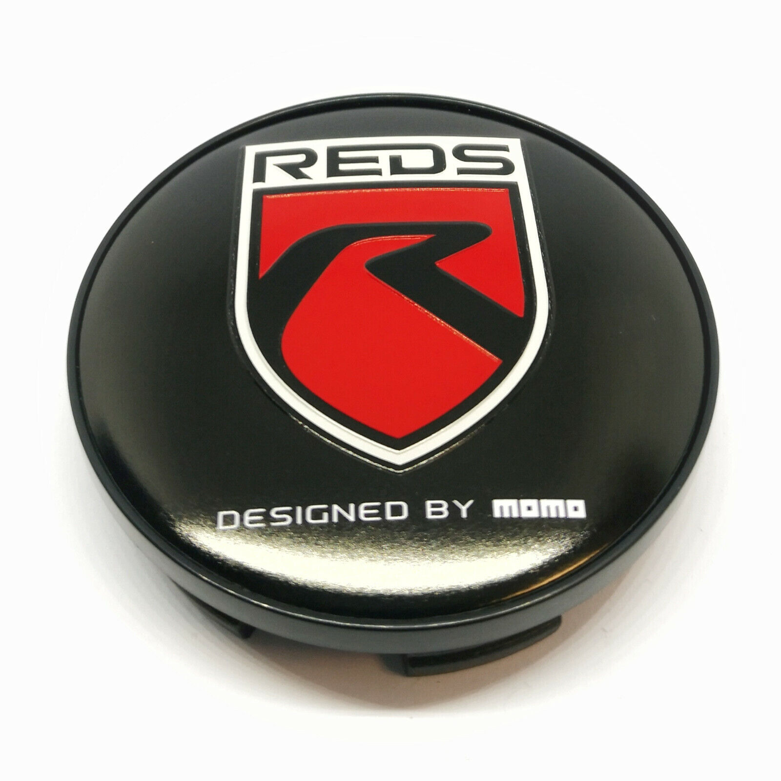 4X MOMO REDS wheel center caps ORIGINAL 56mm BLACK RED CAP 4X MOMO REDS wheel center caps ORIGINAL 56mm BLACK RED CAP