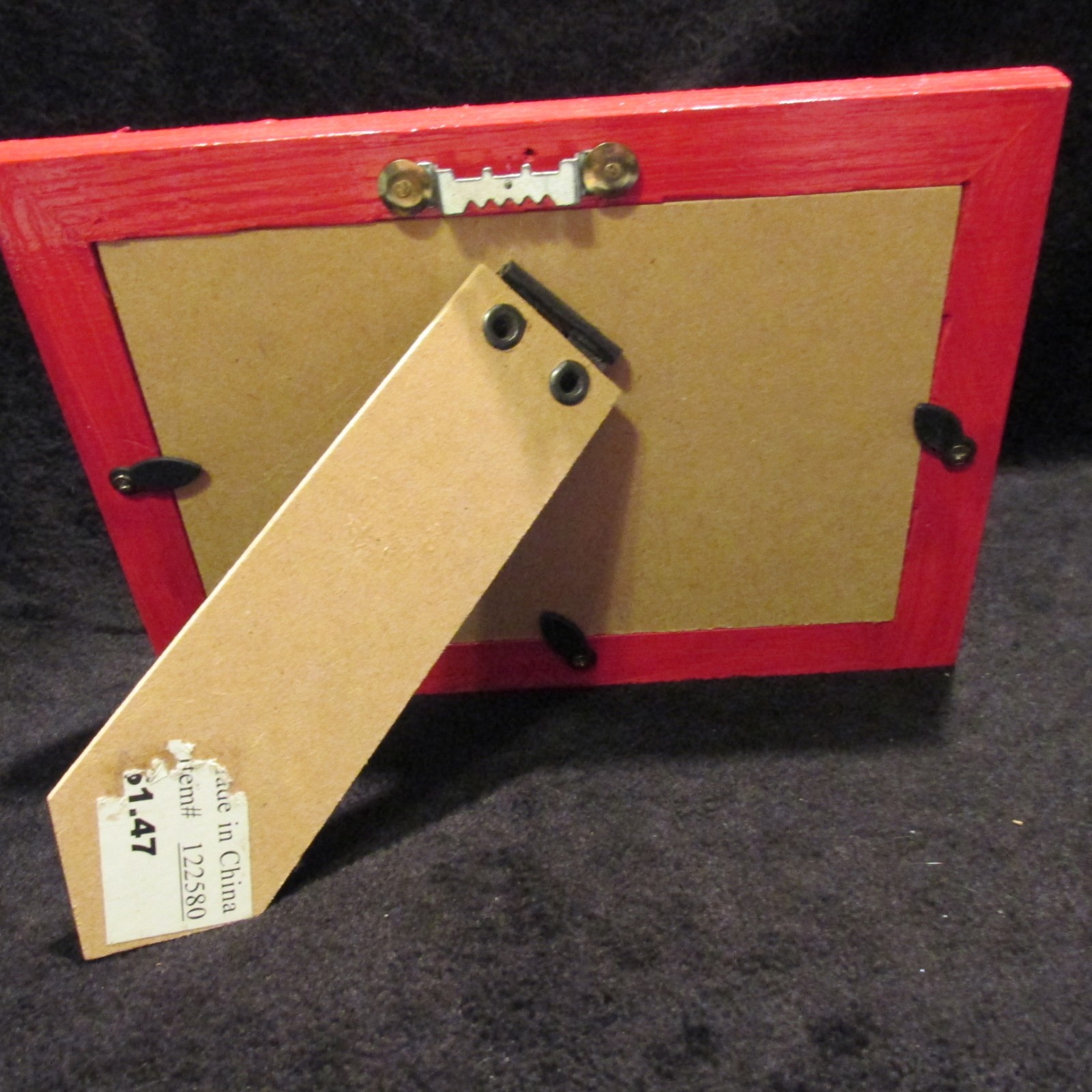 4 x 6 Red Picture Frame Vertical or Horizontal