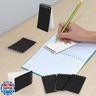 Hooqict 12 Pack Small Pocket Notebooks Black Mini Notebooks Bulk Spiral Notepads 30 Sheets/60 Pages, Memo Pads Pocket Size for Work, Office, Travel, Classroom, 3.9 x 2.4 Inches