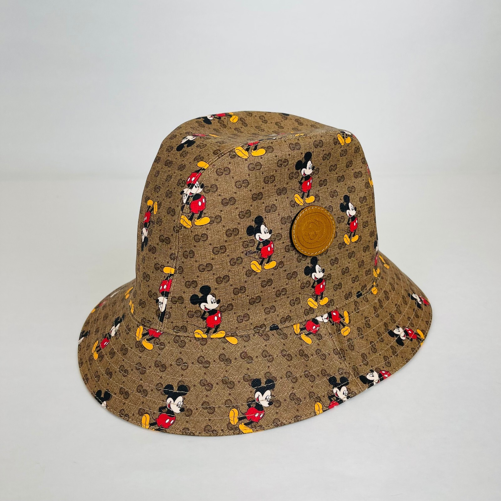 Gucci x Disney Mickey Mouse Brown GG Bucket Hat Limited Gucci x Disney Mickey Mouse Brown GG Bucket Hat Limited