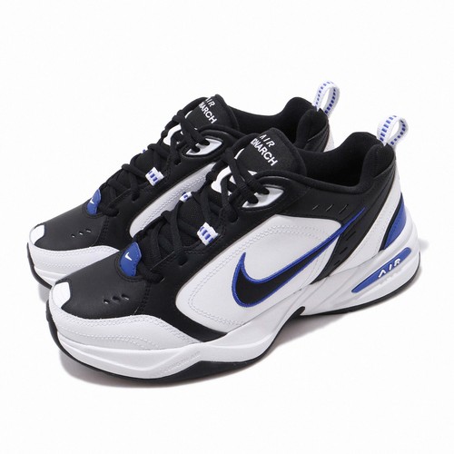

Nike Air Monarch IV 4 Белый Черный Синий Мужская Ретро Повседневная Обувь Кроссовки 415445-002, Air Monarch Iv