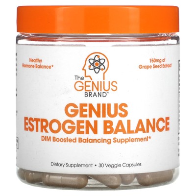 Genius Estrogen Balance, 30 растительных капсул