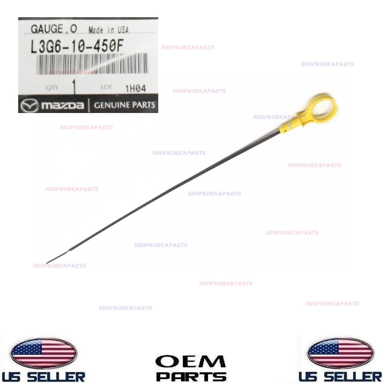 TAPPO CON ASTA LIVELLO OLIO SOLLEVATORE LUNGHEZZA 110 mm.: SAME