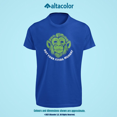 Not Your Flying Monkey Graphic Printed T-Shirt With Funny Tee Image