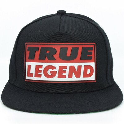 True Legend Rubber Patch New Kings Choice Adjustable Era Black Snapback Hat Cap