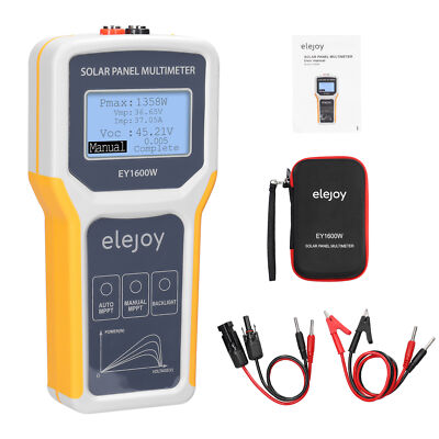 EY1600W LCD 1600W 60A MPPT Solar Panel Tester Photovoltaic Panel Multimeter M8G5
