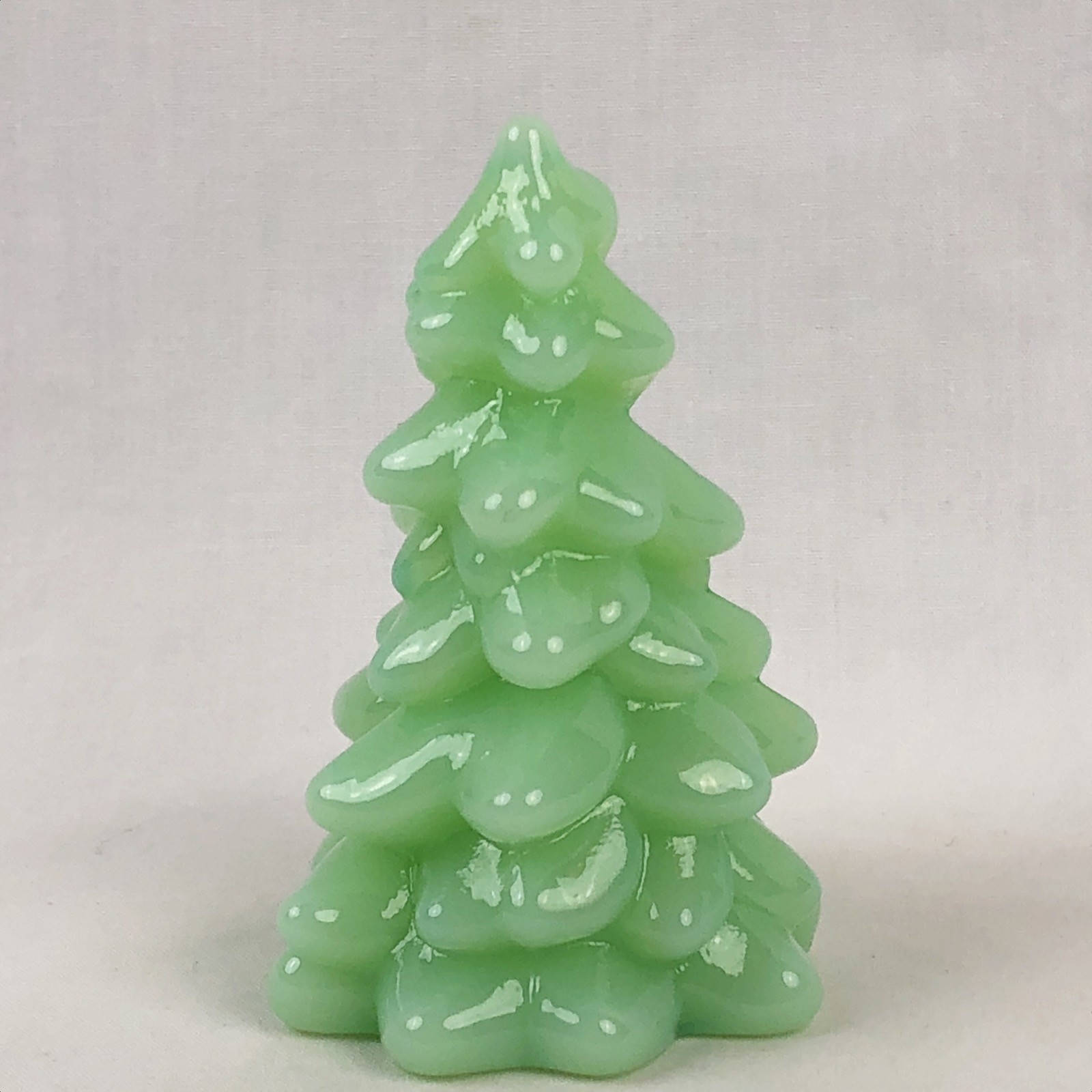 Mosser Glass Tree Christmas Holiday Small Gold Blue Red Jade White