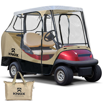 KNOX Golf Cart Covers 2 Passenger 55", 600D Universal Winter Golf Cart Enclosure