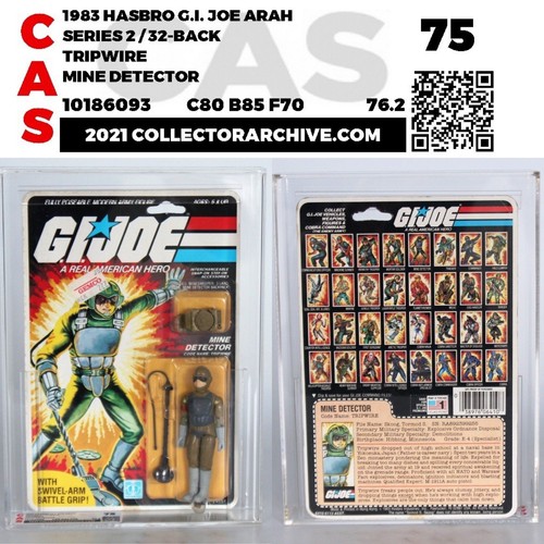 Trip Wire 1983 32 Back (GI Joe, Hasbro) **CAS Graded 75+** | eBay