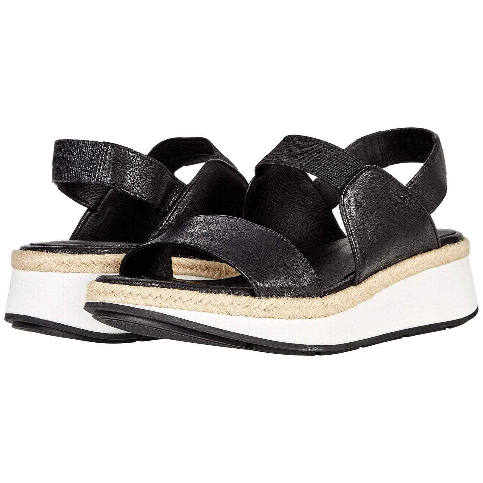 

Женские сандалии на платформе Eileen Fisher Dash, черные 37,5 евро США 7,5, Черный
