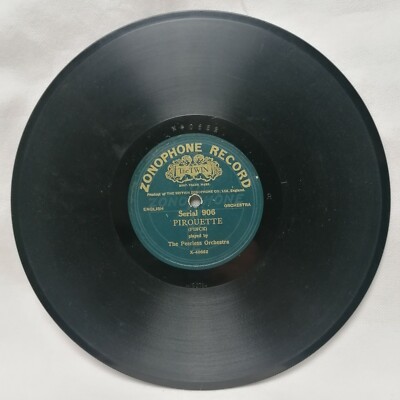 The Peerless Orchestra On The Road To Zag-a-zig / Pirouette 906 Zonophone Record