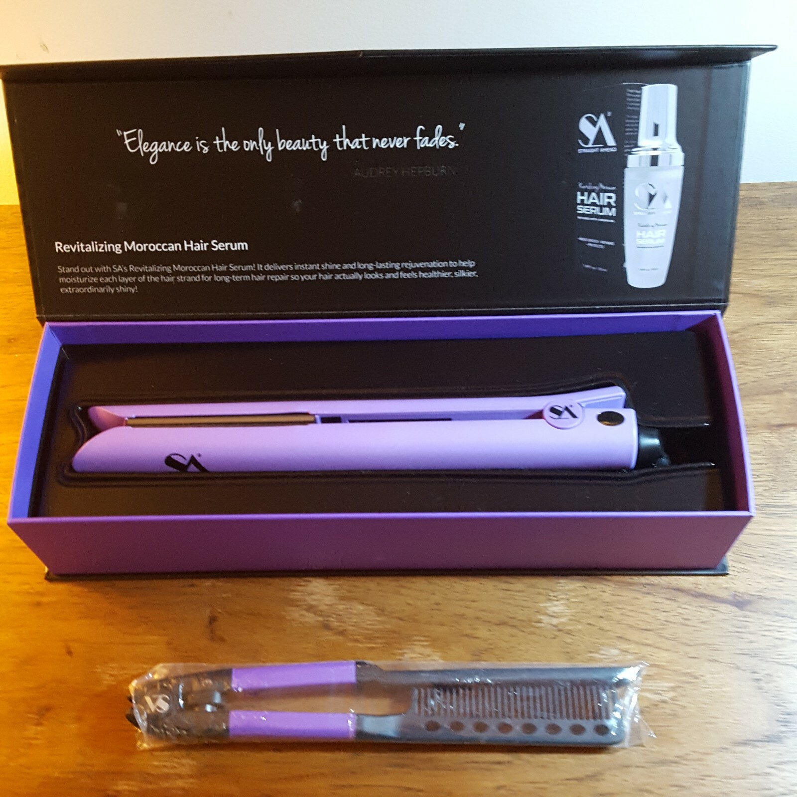 Straight Ahead Flat Iron 1 Hydrid Pro Titanium Gold Collection