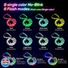 Colaseeme Light Up Dog Leash, 5FT LED Pet Leashes Micro USB Rechargeable, Nylon Glow Safety Dogs Lights at Night (Multi-Color)