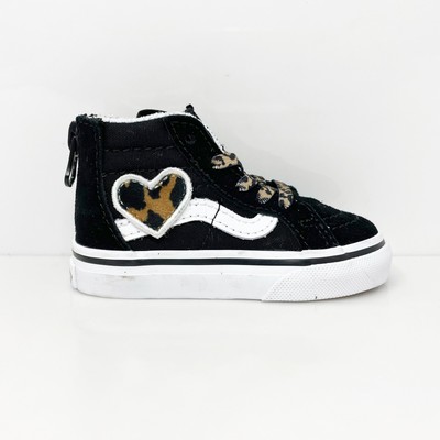 Vans Girls SK8 Hi 721356 Черная повседневная обувь Кроссовки Размер 4