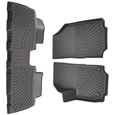 All Season Floor Mats for GMC Terrain Chevrolet Equinox 2018-2025 Black TPE Set