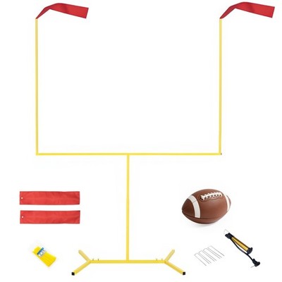 SEAOTTER Authentic Steel Football Field Goal Post, 8' x 5.5' K...