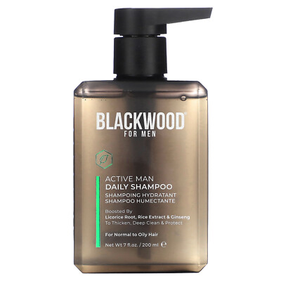 Active Man Daily Shampoo, Licorice Root, Rice Extract, & Ginseng, 7 fl oz (200