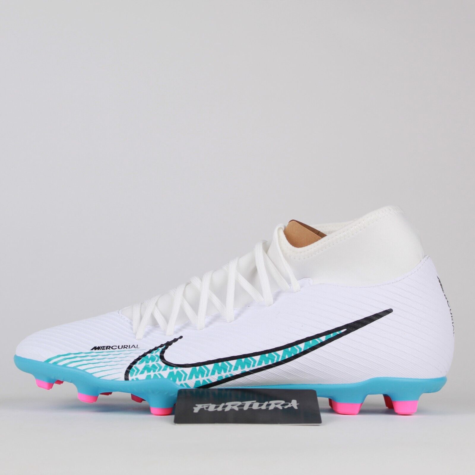 Nike Superfly 9 Club FG/MG White Blue Pink DJ5961-146 Men's Nike Superfly 9 Club FG/MG White Blue Pink DJ5961-146 Men's
